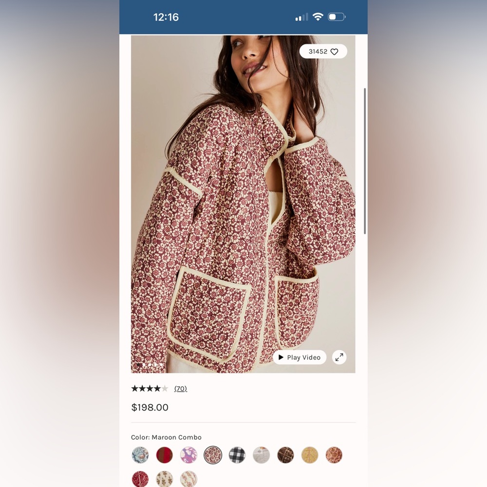 NWT free people Chloe jacket